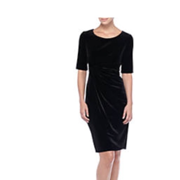 connected Dresses & Skirts - NWT ELEGANT BLACK VELVET DRESS